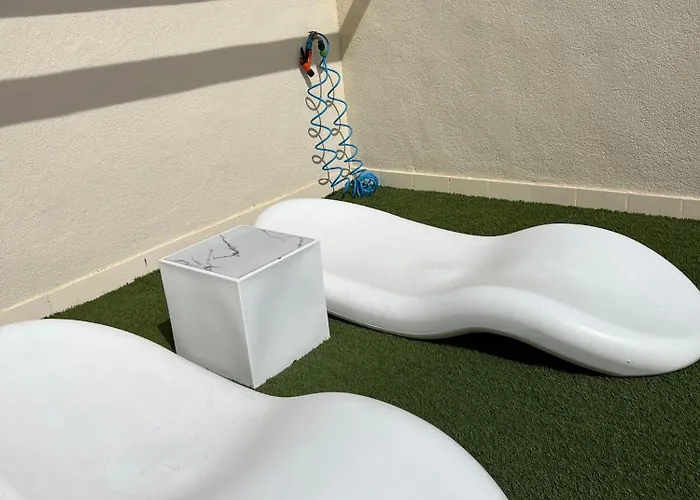 Amazing Penthouse On The Beach, Sea Views, Wifi, Airconditioning And Parking Daire *